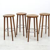 4 tabourets de bar, années 1970