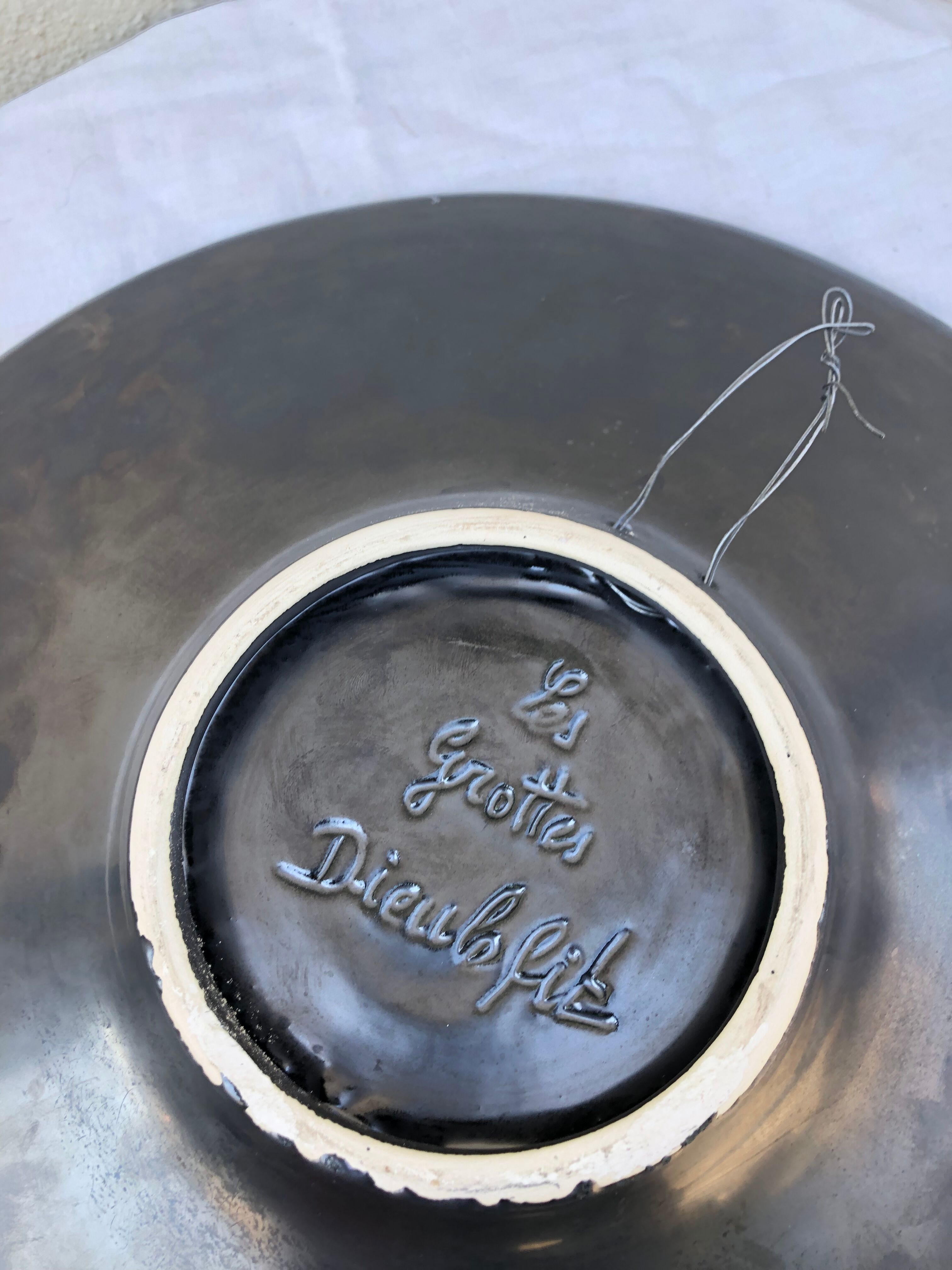 Porcelain dish dieulefit