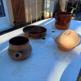 Set of 4 terracotta pottery