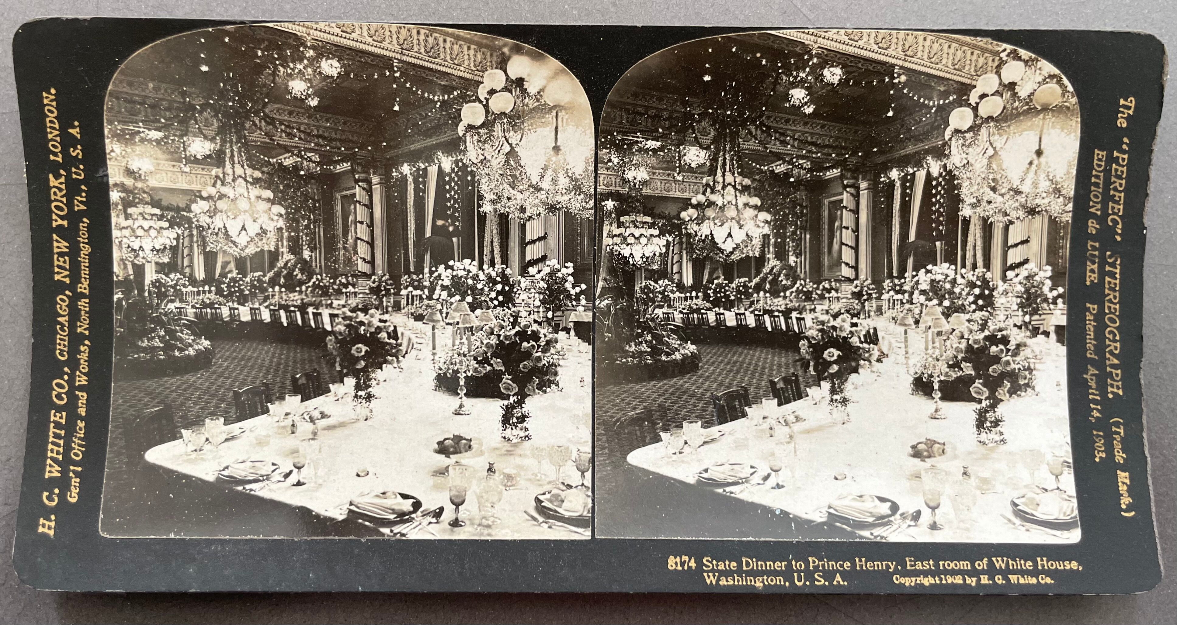 Old photography stereo, stereograph, luxury albumine 1903 Washington, United States