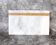 Salvatore – Plateau de service rectangulaire en marbre naturel blanc