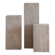 Herra Column 80 cm H – Natural Travertine