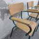 Pair of schoolmaster's chairs