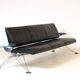 Leather sofa "Wing" by Roy Fleetwood for Vitra 1990's
