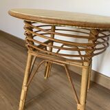 Rattan coffee table