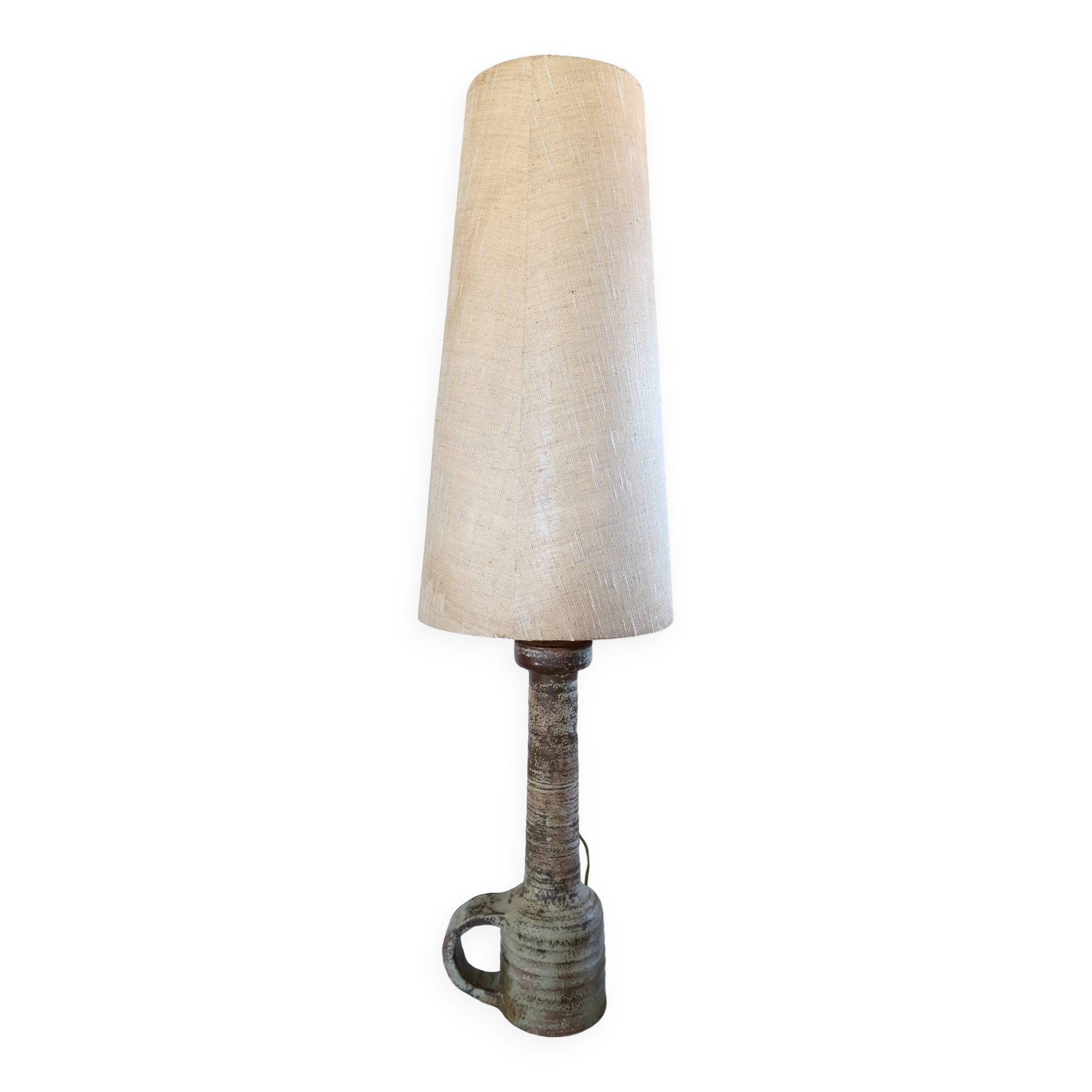 Jaan mobach, utrecht netherlands, large ceramic floor lamp 1960s