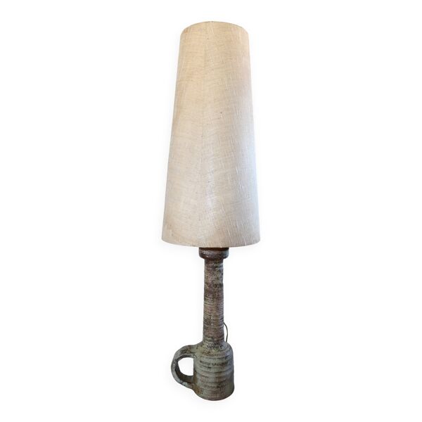 Jaan mobach, utrecht pays-bas, grande lampe de sol céramique années 1960 — Beyit