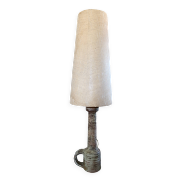 Jaan mobach, utrecht pays-bas, grande lampe de sol céramique années 1960
