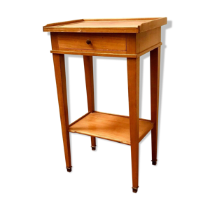 table en merisier dessus