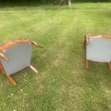 Pair of Voltaire armchairs