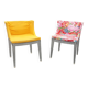 2 fauteuils Mademoiselle Kartell plexi design Philippe Starck