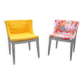 2 Mademoiselle Kartell plexi armchairs designed by Philippe Starck
