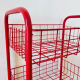 Desserte rouge vintage