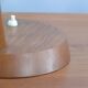 Mid Century Table Lamp by Temde, - Wood, Textile Shade