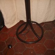 Rattan floor lamp