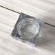 Pencil holder or plant pot in thick crystal glass