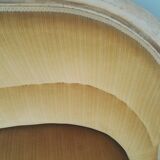 Sofa basket Louis Philippe mustard