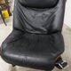 Fauteuil et ottoman viking p97 par Sigurd Ressell, Poltrona Fr