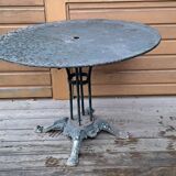 Sheet metal garden table