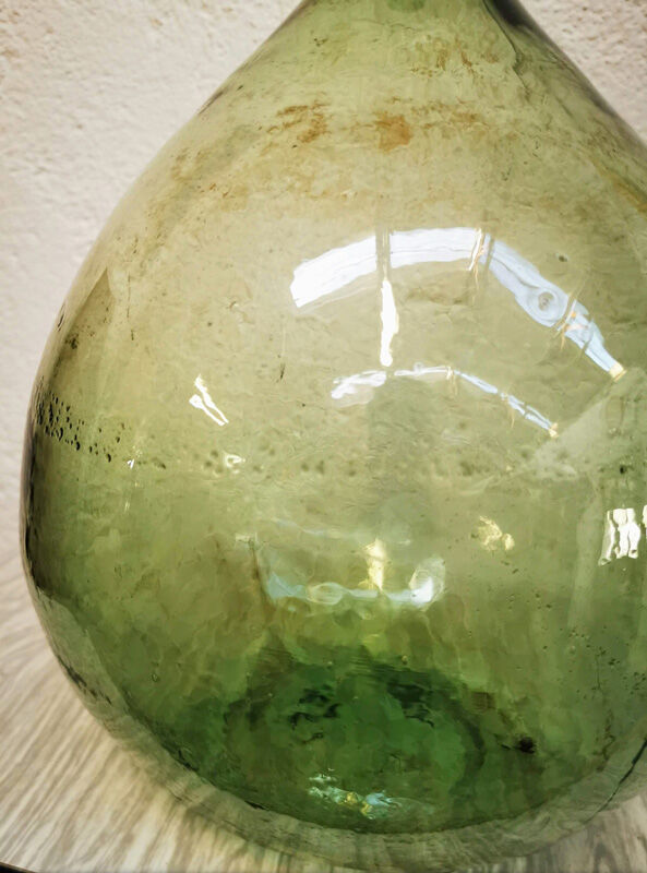 8 litre green demijohn