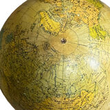 Ancient luminous globe tarid map