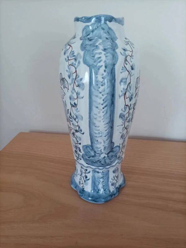 Antique vase signed