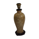 Straw-marquetry table lamp / Louis Drimmer/vintage