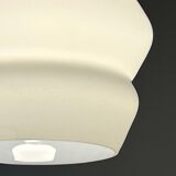 Scandinavian opaline pendant light by Louis Kalff for Philips