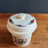 Old-Fashioned Foie Gras Terrine SARREGUEMINES Simplex - Decorated with Alsatian Scenes