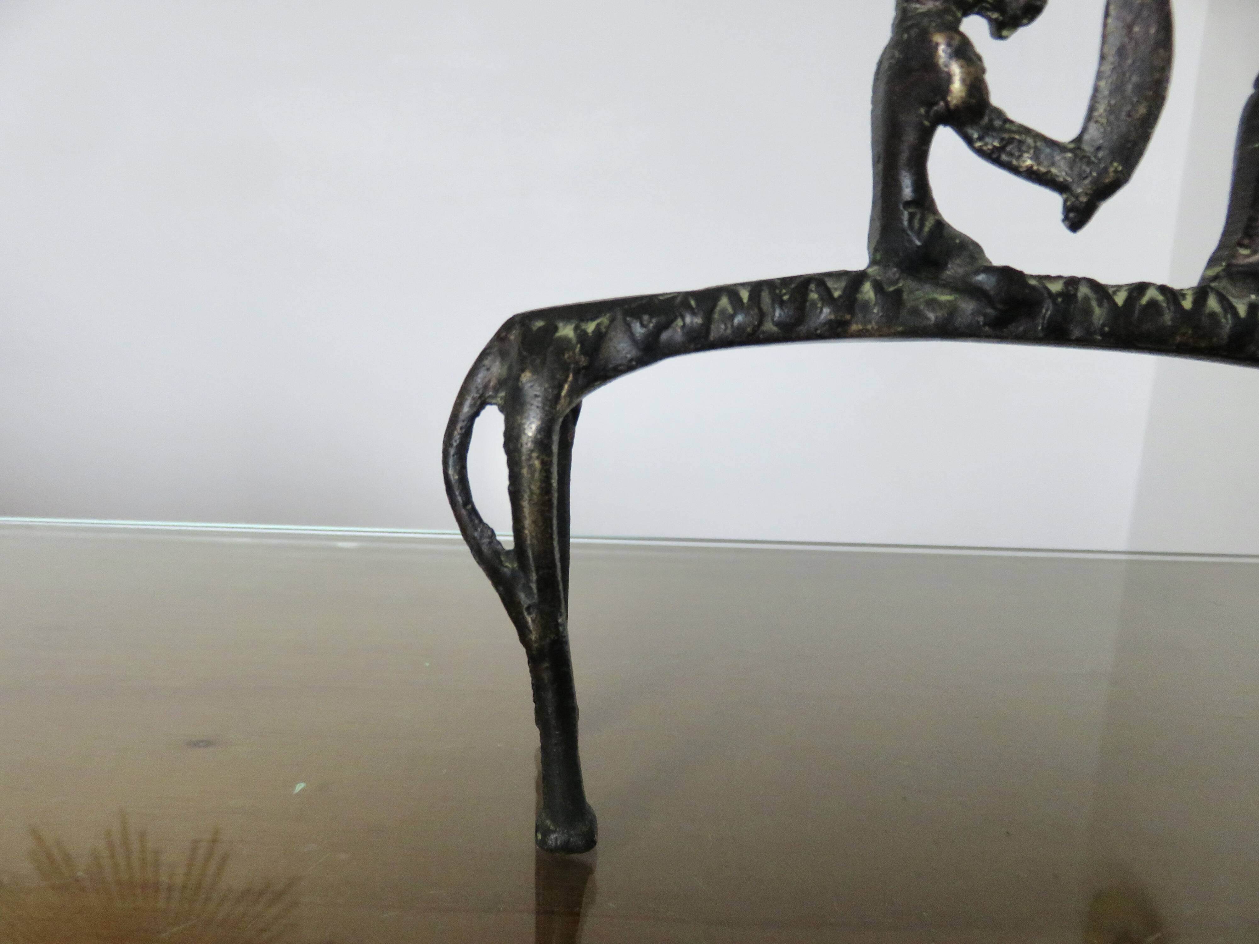 Sculpture, bronze africain, XIXème