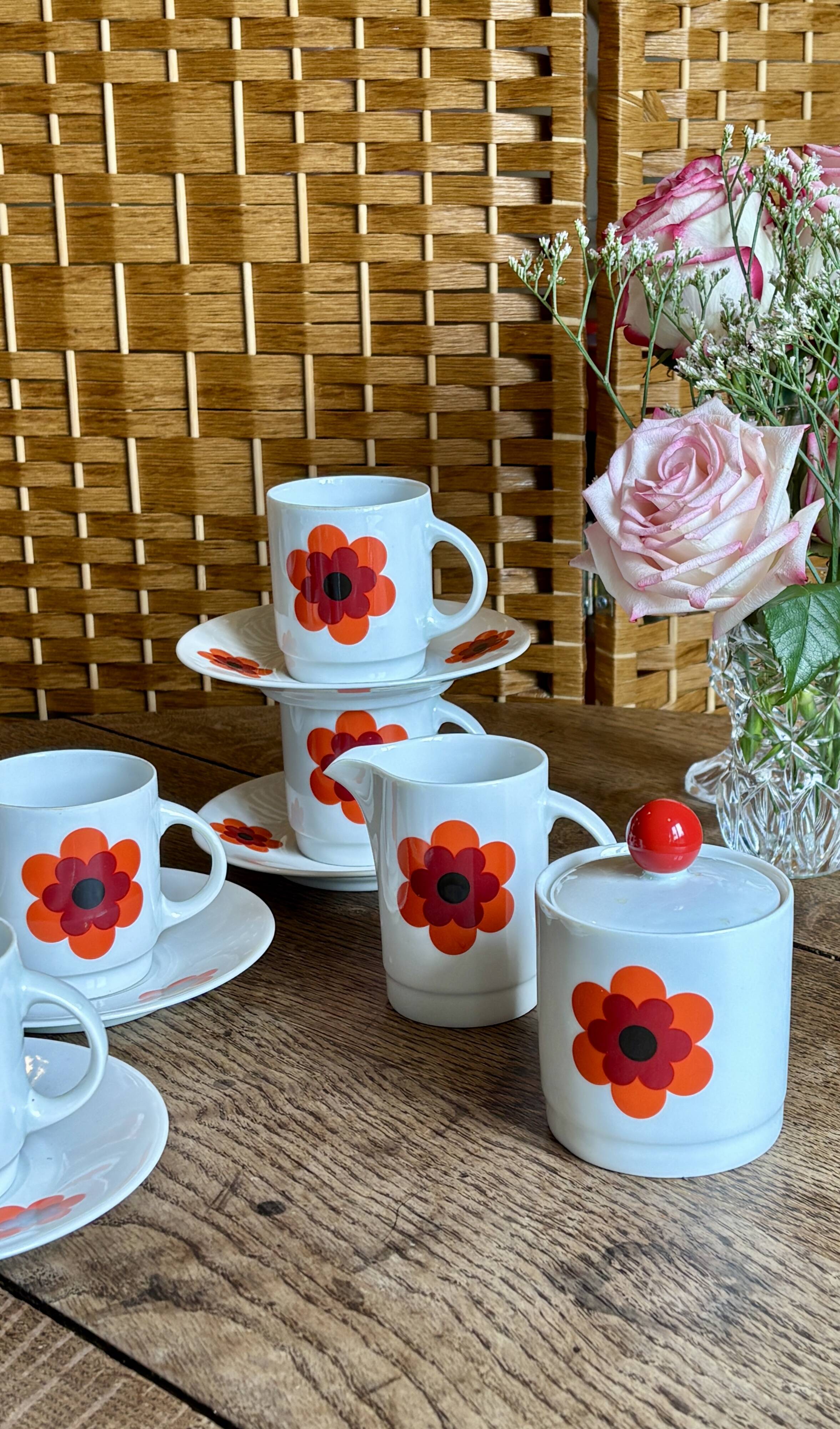 Vintage coffee service, Scherzer Bavaria
