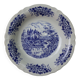 Vintage round hollow dish Sarreguemines Castle model