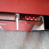 Buffet stockings in formica red vintage kitsch