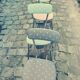 Set of four vintage chairs from the 1960s.