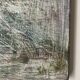 Tableau contemporain, toile abstraite sur châssis, technique mixte