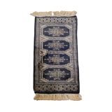 Rug/Runner in Blue and Beige Tones – 71x32 cm