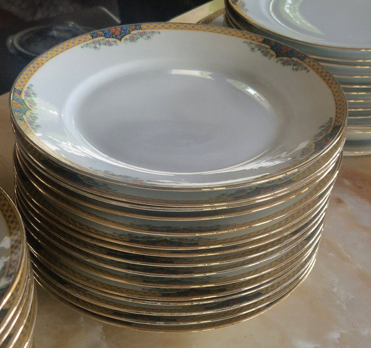 Limoges Porcelain Table Service – F. Legrand – Circa 1920