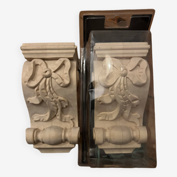 Hand-carved moldings in fine wood