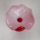 Beautiful red opaline vase IVV Italy