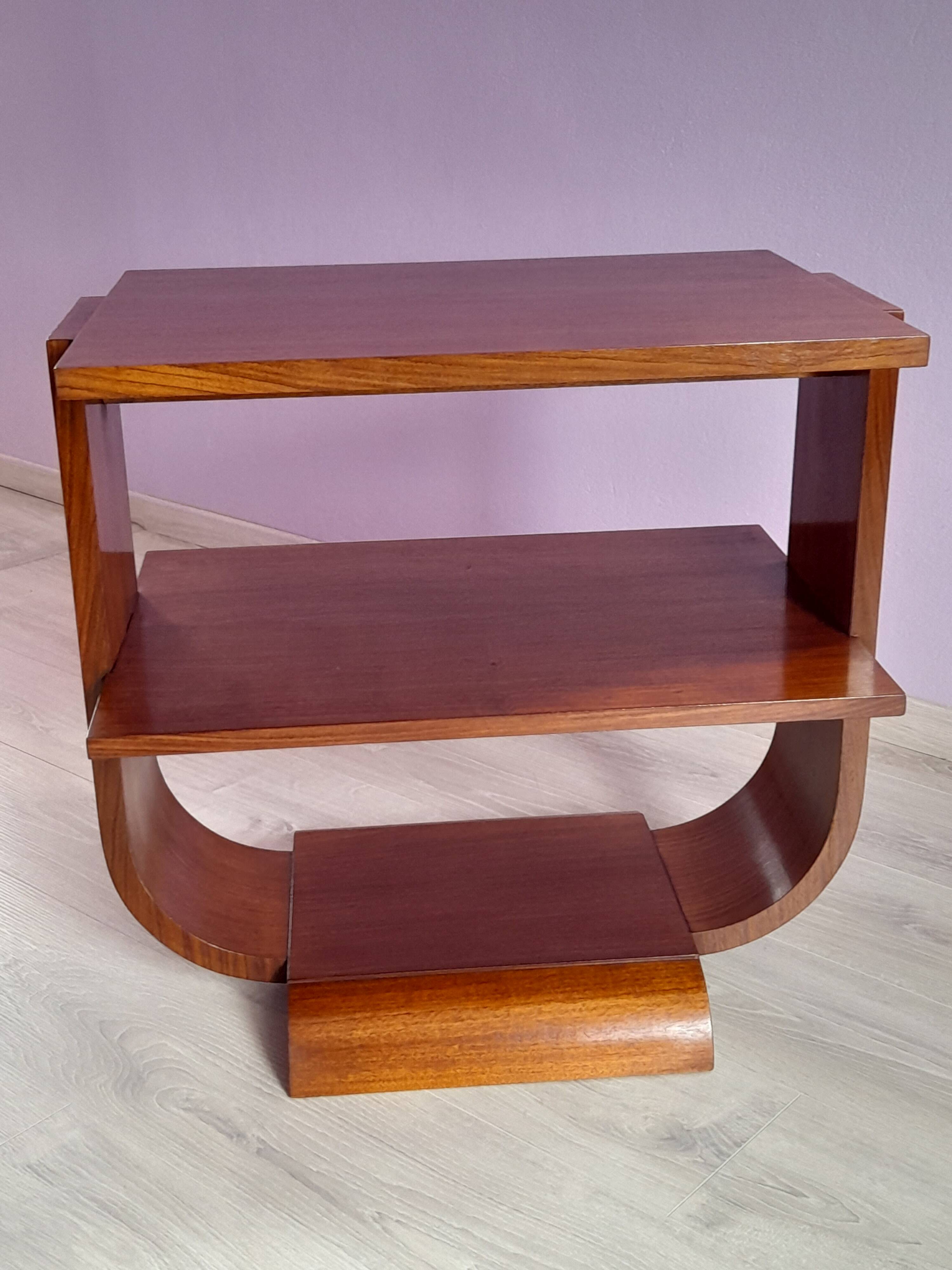 Art Deco period mahogany coffee table