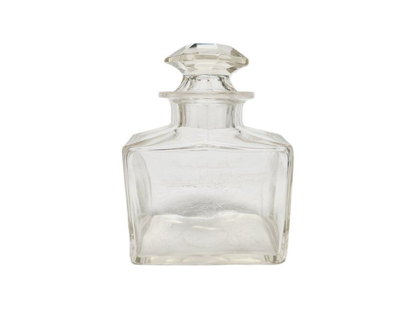 Biedermeier crystal tea box, Germany, 1890s