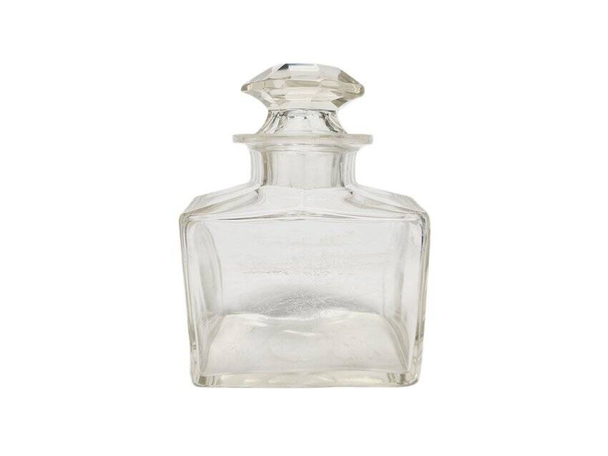Biedermeier crystal tea box, Germany, 1890s