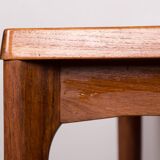 Danish extendable teak dining table by Henning Kjaernulf for Vejle Stole 1960.