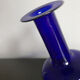 Scandinavian blue glass vase, Otto Brauer for Holmegaard, 1960s