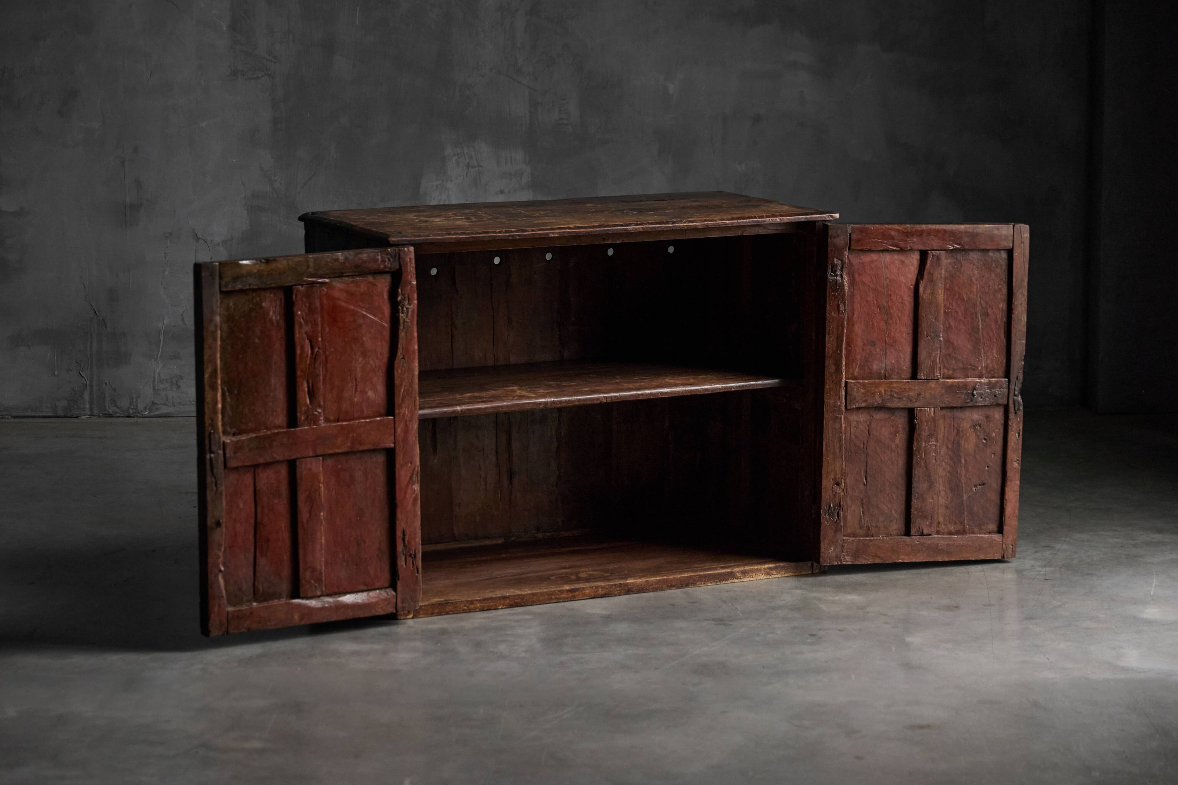 Antique Carved Cupboard, France, 18th Century