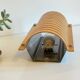 Vintage Ikea bent wood and steel wall light