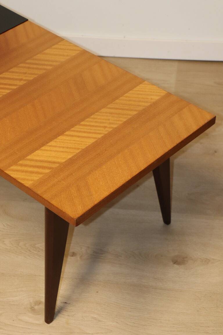 Vintage wooden coffee table, 1960s