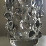 Vintage bubble crystal vase