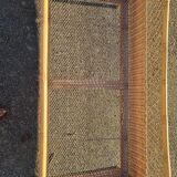 Rattan baby bed, cradle from 1970