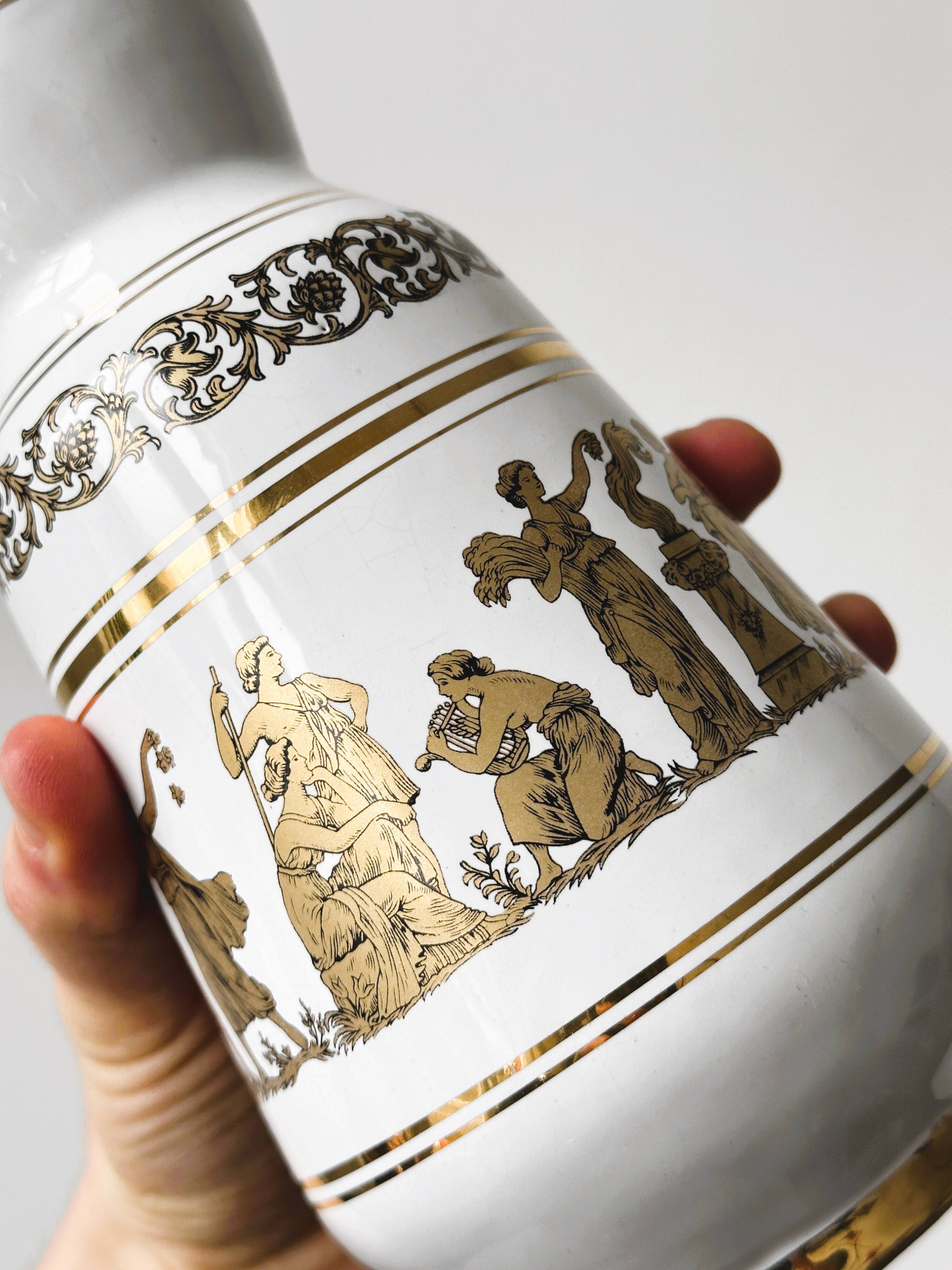 Vase en céramique grecque vintage par Neofitou